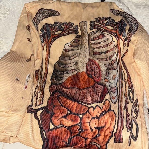 Tops - Anatomical Print Shirt